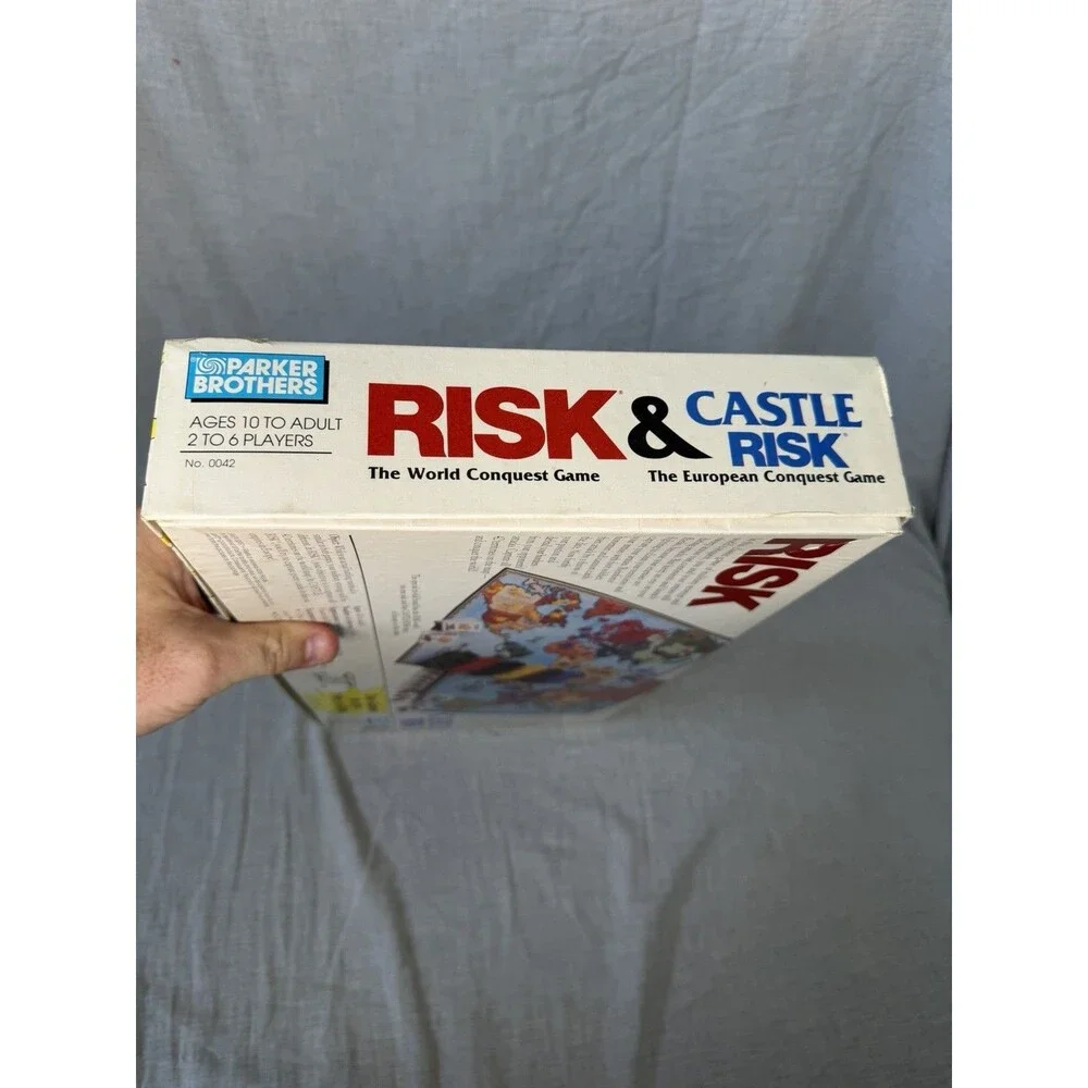 Risk and Castle Risk Parker Brothers 1990 Vintage No. 0042 Complete